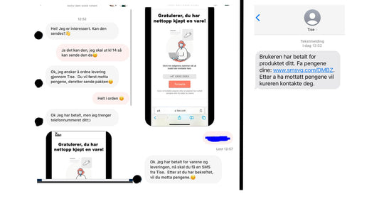 Facebook  kjøp/salg svindel